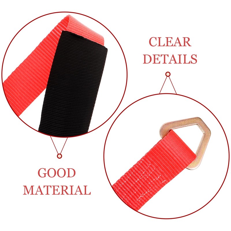 Alipis Portable Heavy Duty Towing Rope Vehicle Strap for Emergency