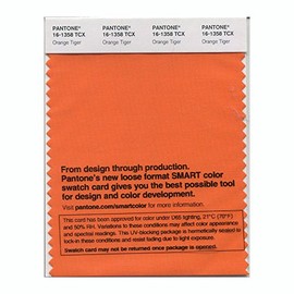 Pantone Smart Swatch 16-1358 Orange Tiger