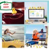 Fingertip WD 50 Pcs Rubber Ducks with Sunglasses,Squ