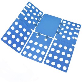XLKJ 66 x 57cm Blue Fast Folding Board, Folding Clothes Board for Home Usage, Flip Folding Board for Family, Protable Flip Fold Clothes Folder