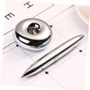 Fat-catz-copy-catz Silver Chrome Effect Floating Magnetic Desk Pen Holder -