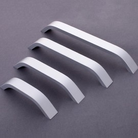 SKFGNX Big Size Knob Cabinet Furniture Door Handles Knobs Bedroom Closet Dresser Kitchen Drawer Pulls Modern Style Aluminum Long Handle,Aluminum 192mm