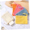 Healeved 10pcs Exfoliating Soap Bags Made of Cotton Linen Natural