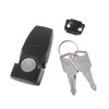 Rtengtunn Cabinet Black Coated Metal Hasp Latch DK604 Security Toggle