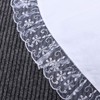 BESTonZON Waist Apron Cotton Lace Short Apron with Pockets for