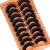 VOCOAK Mink Lashes Fluffy 18mm D Curl Dramatic False Strip