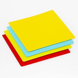 Colored Reusable Dry-Erase Sticky Pads 3x3, 16 Pack