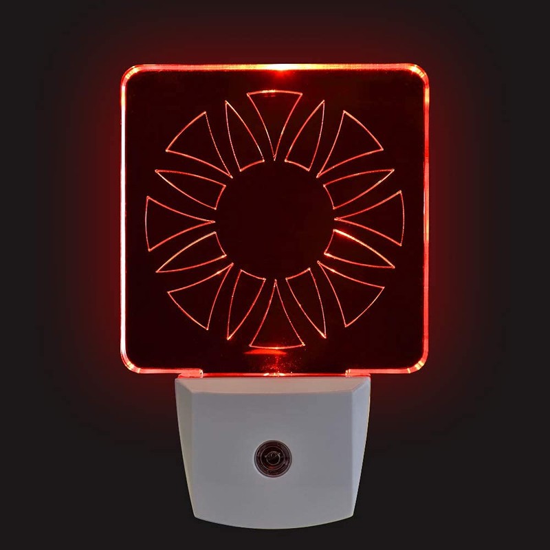 Spectra479 - Red LED Dim Night Light for Bedrooms &