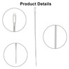 Coufce 6 Pieces Stainless Steel Meat Trussing Needle Cooking Twine