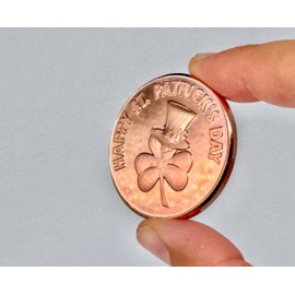 Katy Craig Katy Craig 10 x 1oz Copper Rounds St Patricks Day Ireland 999 Fine Bullion Supplied in Tub
