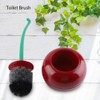 Socialme Cepillo de Bano para Inodoro Creativo Adorable Cereza En