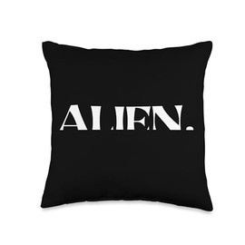 I Am Part Alien Throw Pillow