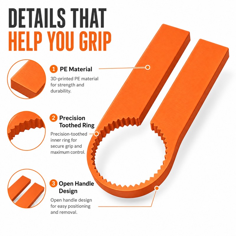 Lens Cover Remover Tool for Insta360 X4 – 3D-Printed Easy-Grip