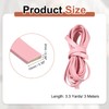 uxcell Flat Leather Cord, 3.3 Yard 3mm Leather String Strips