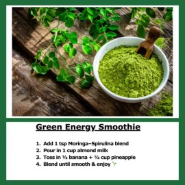 Cherie Sweet Heart - Mezcla Orgánica De Moringa Y Espirulina                                                                                          
