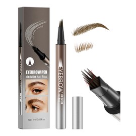 Erinde Lpiz Lquido para Cejas, Resistente al Agua, 201light Brown  Duradero, Rellena y Define Cejas Naturalmente con Aplicación Precis, Diseño...     