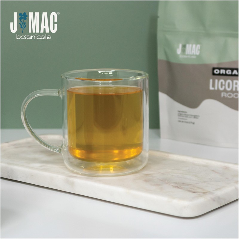 J MAC BOTANICALS Organic Licorice Root Tea, Cut and Sifted,