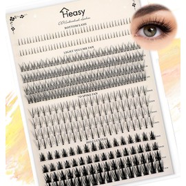 Spike Lash Clusters, Individual Lashes 5-16mm Multi-type Mixed DIY Lash Extensions with Bottom Lashes, 7D Spike Fans, Light Volume Fans, 20D Cluster Lashes for Self Application at Home