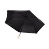 Francfranc Flanc Blackout Dot Glitter Heat Cut Folding Umbrella, 19.7