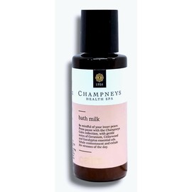 Champney Health Spa - Bath Milk | Geranium, Cedarwood and Eucalyptus Essential Oils | Enhale Contentment & Exhale The Stresses of The Day | 50mL[Travel/Mini Size]
