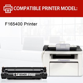 1-Pack F165400 Toner Cartridge Black, NUC Compatible F165400 Toner Cartridge Replacement for Canon F165400 Printer Toner