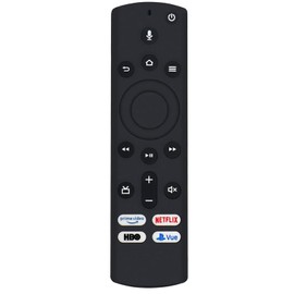 PERFASCIN Replacement Voice Remote Fit for Insignia Toshiba TV Edition NS-24DF310NA19 NS-24DF311SE21 NS-32DF310NA19 NS-39DF510NA19 NS-50DF711SE21 NS-55DF710NA19 NS-58DF620NA20 TF-50A810U19 2IN1 CT-RC1US-19 NS-RCFNA-19