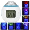 EVTSCAN Star Sky Projector LED Music Alarm Clock Multifunction Calendar