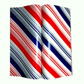 Suiwen 150pcs Independence Day Wax Sheets - Greaseproof Wrap Paper, Sandwich Wrapping Paper, Disposable Liner for Outdoor Picnic (Red and Blue Stripe)