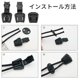 Doyime Cord Stoppers, Elastic Cords, Cord Ends, 2 Holes, 2 Holes, Diameter Approx. 0.2 inches (5 mm), Cord Lock, String Closure, Zipper Tab, Trouser Laces, For Clothing Bags, Replacement/Repair DIY