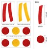 10L0L Golf Cart Reflective Stickers (Dots) Reflex Reflector Strips for