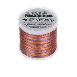 Madeira 9845-1609 2 Ply Polyneon Polyester Embroidery Thread, 40wt/135d 440 yd, Variegated Horizon