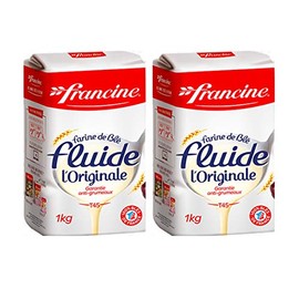 Francine Farine de ble Fluide - French Imported T45 Original Fluid Wheat Flour, (2 Pack, Total of 2kg)
