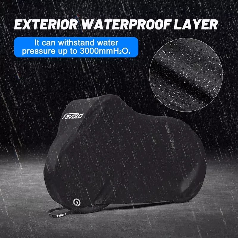 Favoto Heavy Duty Bike Cover for 1, 2 Bikes, Waterproof