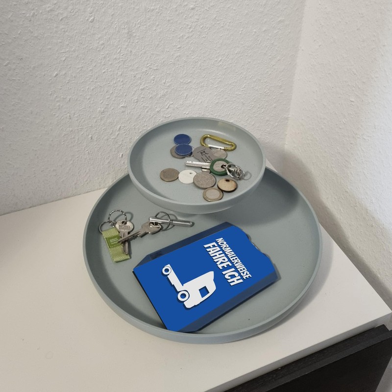 Parking Disc with Saying "Normalerweise fahre ich Lastwagen Geschenk für