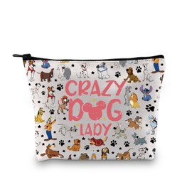 Dog Lover Gift Dogs Group Collage Gift Crazy Dog Lady Dogs Print Travel Bag Pet Puppy Owner Gift (Dog Lady Bag)