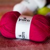 Korbond Yarn - Bright Pink - 2 x 100g Acrylic