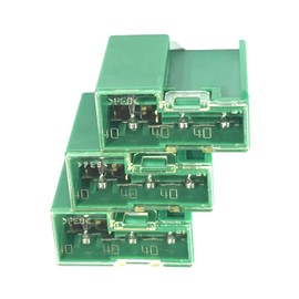 EDS 24370-C9900 24370C9900 927-9900 9279900 Compatible Replacement fuselink Fuse for Nissan Infiniti Vehicles ('03-'25). Three 40 Amp (Green) Circuits Linked in L Shaped Fuse. 925-160 925160 (3 Pack)