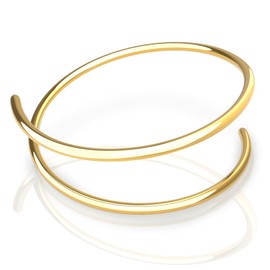 LAOPAZ Spiral Nose Piercing - 14k Gold Filled Spiral Twist Nose Ring - 20G Spiral Nose Jewelry - One Piercing Double Nose Hoop…