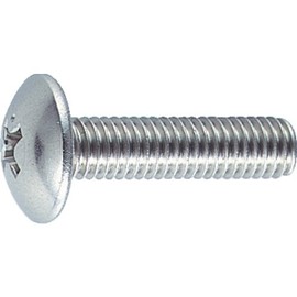 TRUSCO(トラスコ) トラス頭小ネジ ステンレス 全ネジ M6×12 35本入 B52-0612