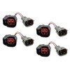 4pcs Fuel Injector Connector Plug Adaptors Female EV14 EV6 USCAR