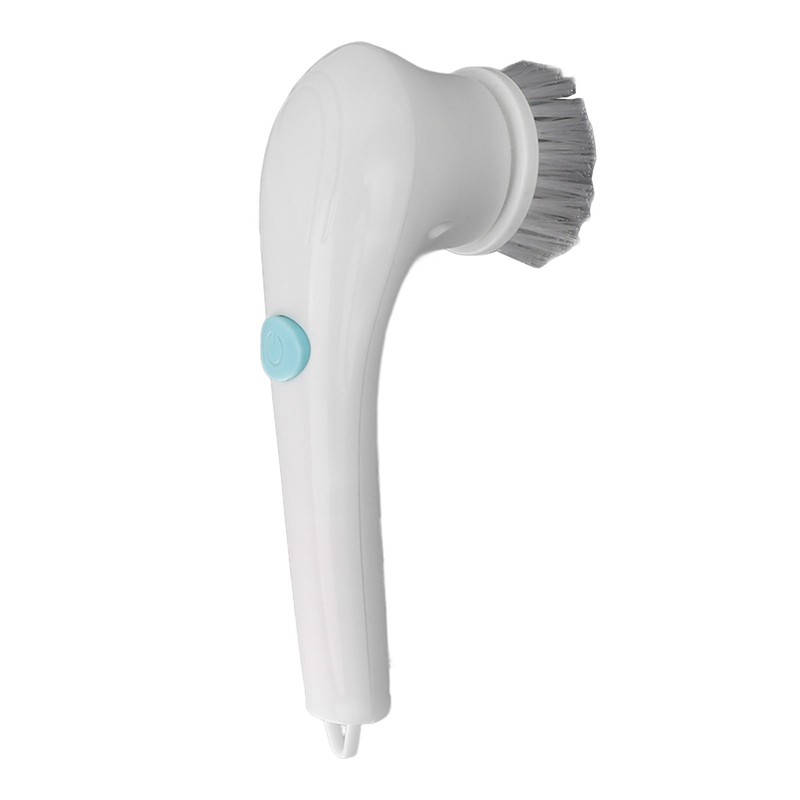 Handheld Electric Cleaning Brush Multifunctional with 5 Replacement Brush Heads