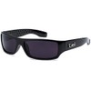 LOCS Sunglasses Hardcore Black Dark Lens 0103