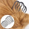 Baluue 2pcs u Shape Metal Hair Forks Side Combs for