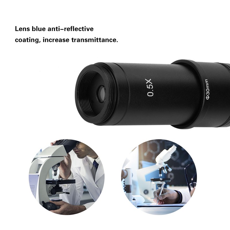 0.5X CMount 30/30.5mm Adapter for Microscope CCD Camera Eyepiece Lens