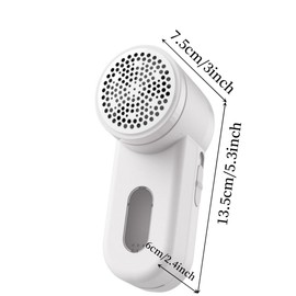 Wokyo Fabric Shaver Lint Remover USB Powered Electric Hairball Shaver with Lint Brush for Throw Pillows Clothes Sweater Furniture Carpet (USB Charged)