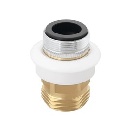 Briny River Tap Adapter Male 15/16-27 or Female 55/64-27 to Male 3/4 Compatible with Haier and Danco Washing Machines and Humidifiers Short