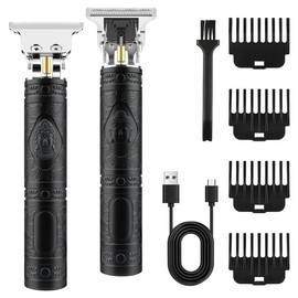 Professional Trimmer Hair Clippers, Cordless Barber Shaving Machine, USB Chargeable  Beard Trimmer Beard Shaver for Men Father's Day Gifts:_Rose Gold-Dragon