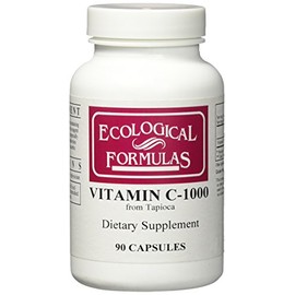 Ecological Formulas Vitamin C-1000 Capsule from Tapioca, 90 Count