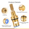 Brass 1-001 & Brass 1-002 Ceramic Valve Cartridge Set -