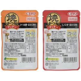 CIAO Fried Bonito Dinner with Bonito Flakes, Whitebait Variety, 1.8 oz (50 g) x 6 Bags